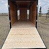 Black 2026 Prairie Road 7'x14'Cargo Trailer Tandem Black Ramp Door