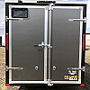 Charcoal 2026 Prairie Road 6'x12' Cargo Trailer Single Axle Barn - V Nose  -