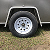 Charcoal 2025 Prairie Road 6'x12' Cargo Trailer Single Axle Barn Door