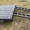 Black 2026 Rainbow Trailers 20' Excursion Car & Equipment Trailer