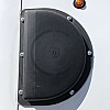 Charcoal 2026 Prairie Road 7'x14' Cargo Trailer Tandem Charcoal Barn Door - V Nose  -