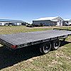 Black 2026 Rainbow Trailers 18' Excursion Deck Above