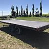 Black 2026 Rainbow Trailers 18' Excursion Deck Above