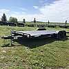 Black 2026 Rainbow Trailers 20' Excursion Car & Equipment Trailer