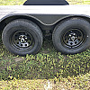 Black 2026 Rainbow Trailers 20' Excursion Car & Equipment Trailer