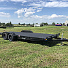 Black 2026 Rainbow Trailers 20' Excursion Car & Equipment Trailer