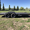 Black 2026 Rainbow Trailers 16' Excursion Car & Equipment Trailer