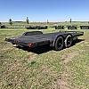 Black 2026 Rainbow Trailers 16' Excursion Car & Equipment Trailer