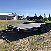 Black 2026 Rainbow Trailers 16' Excursion Car & Equipment Trailer