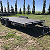 Black 2026 Rainbow Trailers 16' Excursion Car & Equipment Trailer