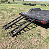 Black 2026 Rainbow Trailers 16' Excursion Car & Equipment Trailer