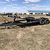 Black 2026 Rainbow Trailers 22' Excursion Tilt Deck Trailer