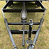 Black 2026 Rainbow Trailers 22' Excursion Tilt Deck Trailer