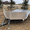 Black 2026 Rainbow Trailers 14' Express 2 Place Sled