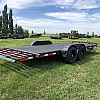 Black 2026 Rainbow Trailers 20' Excursion Tilt Deck Trailer