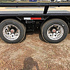 Black 2026 Double A 40' Pro Gooseneck Flatdeck Highboy Hay Hauling Trailer