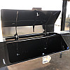 Black 2026 Double A 40' Pro Gooseneck Flatdeck Highboy Hay Hauling Trailer
