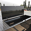 Black 2026 Double A 40' Pro Gooseneck Flatdeck Highboy Hay Hauling Trailer