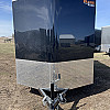 Black 2025 Prairie Road 6'x12' Cargo Trailer Single Axle Barn - V Nose  -