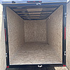 Black 2025 Prairie Road 6'x12' Cargo Trailer Single Axle Barn - V Nose  -