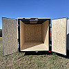 Black 2025 Prairie Road 6'x12' Cargo Trailer Single Axle Barn - V Nose  -