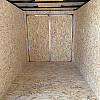 Black 2025 Prairie Road 6'x12' Cargo Trailer Single Axle Barn - V Nose  -