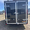 Black 2025 Prairie Road 6'x12' Cargo Trailer Single Axle Barn - V Nose  -