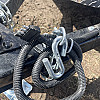Black 2025 Prairie Road 6'x12' Cargo Trailer Single Axle Barn - V Nose  -