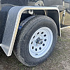 Black 2025 Prairie Road 6'x12' Cargo Trailer Single Axle Barn - V Nose  -