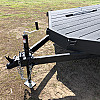 Black 2026 Rainbow Trailers 12' Express 2 Place Sled