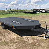 Black 2026 Rainbow Trailers 12' Express 2 Place Sled