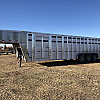 2027 Duralite 7.5x30' Trail Drive (90") Aluminum Stock Trailer Wide Side Door