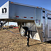 2027 Duralite 7.5x30' Trail Drive (90") Aluminum Stock Trailer Wide Side Door