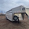 2027 Duralite 7.5x25' Trail Drive (90") Aluminum Stock Trailer Wide Side Door