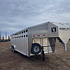 2027 Duralite 7.5x25' Trail Drive (90") Aluminum Stock Trailer Wide Side Door