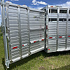 2027 Duralite 7.5x30' Trail Drive (90") Aluminum Stock Trailer Wide Side Door