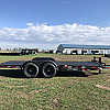 Black 2026 Rainbow Trailers 18' Excursion HD Equipment Trailer