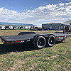 Black 2026 Rainbow Trailers 18' Excursion HD Equipment Trailer