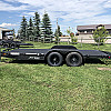 Black 2026 Rainbow Trailers 18' Excursion Tilt Deck Trailer