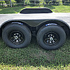 Black 2026 Rainbow Trailers 18' Excursion Tilt Deck Trailer
