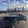 Black 2026 Rainbow Trailers 7'x14' Express Utility Trailer Solid Sides
