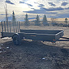 Black 2026 Rainbow Trailers 7'x14' Express Utility Trailer Solid Sides