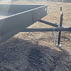 Black 2026 Rainbow Trailers 7'x14' Express Utility Trailer Solid Sides