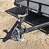 Black 2026 Rainbow Trailers 7'x14' Express Utility Trailer with Ramp Sides