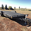 Black 2026 Rainbow Trailers 18' Excursion Car & Equipment Trailer