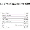 Black 2026 Rainbow Trailers 18' Excursion Car & Equipment Trailer
