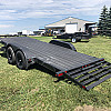 Black 2026 Rainbow Trailers 20' Excursion Tilt Deck Trailer