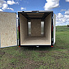 Charcoal 2026 Prairie Road 7'x14' Cargo Trailer Tandem Charcoal Barn Doors