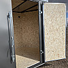 Charcoal 2026 Prairie Road 7'x14' Cargo Trailer Tandem Charcoal Barn Door - V Nose  -