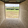Charcoal 2026 Prairie Road 6'x12' Cargo Trailer Tandem Ramp Door - V Nose  -